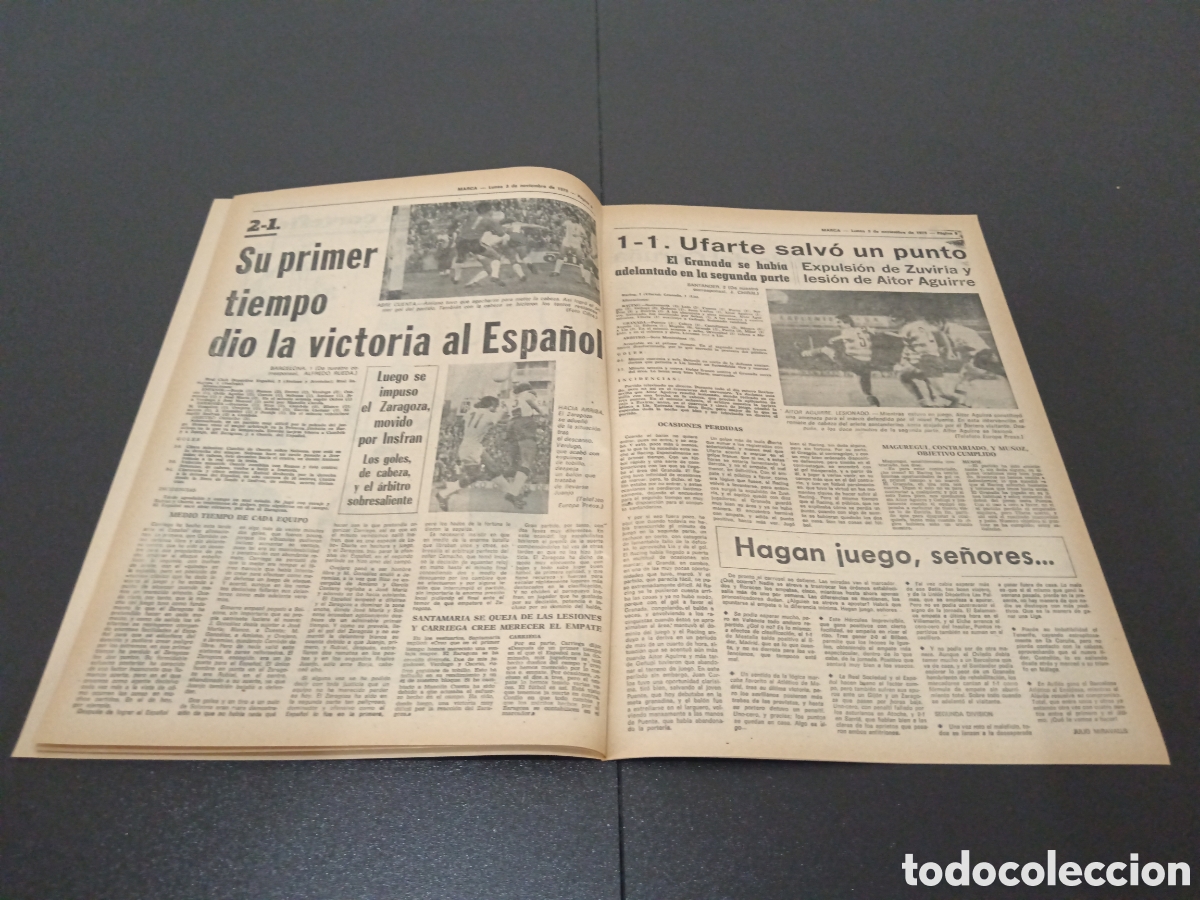 Coleccionismo deportivo: MARCA 03/11/1975 - Foto 5