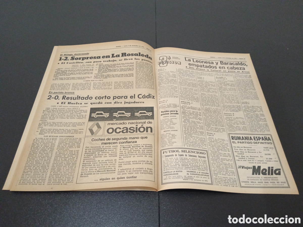 Coleccionismo deportivo: MARCA 03/11/1975 - Foto 7