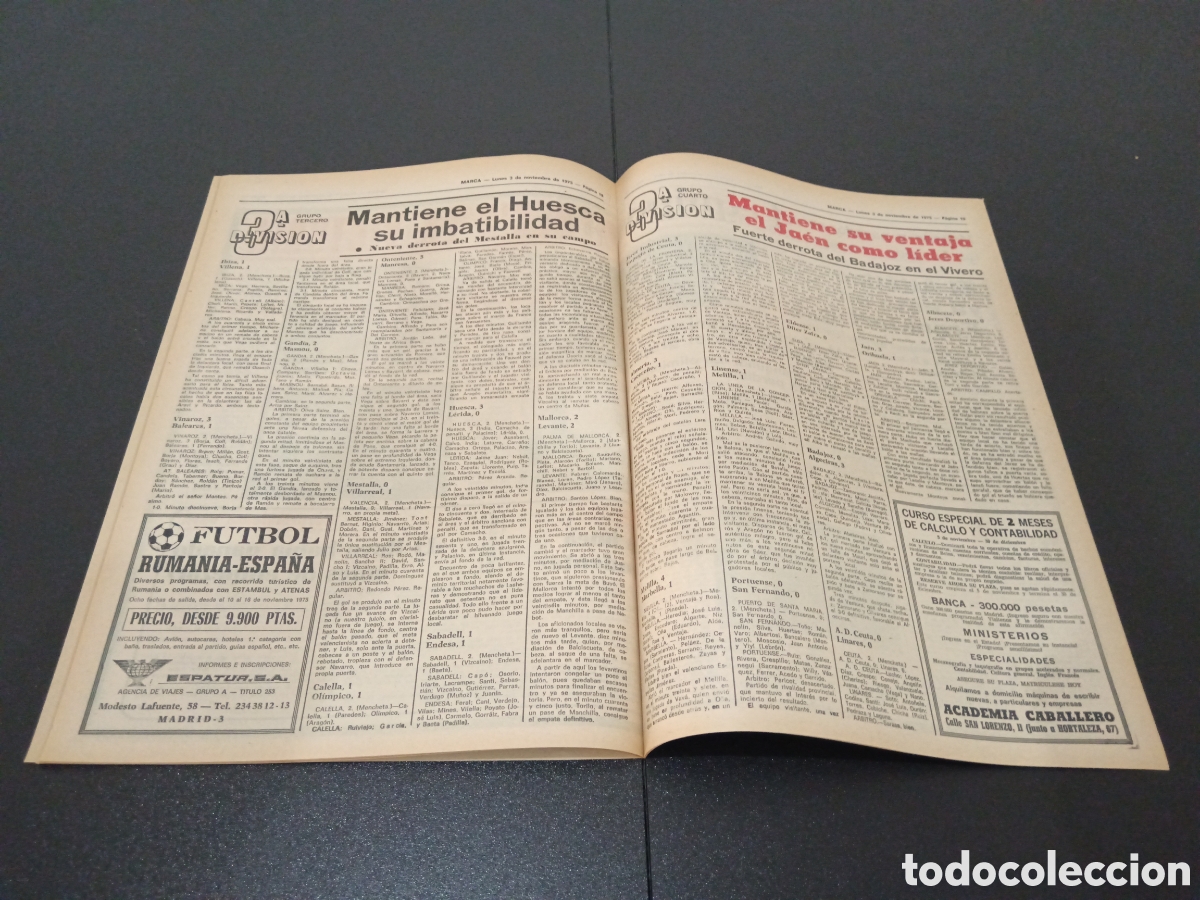 Coleccionismo deportivo: MARCA 03/11/1975 - Foto 10