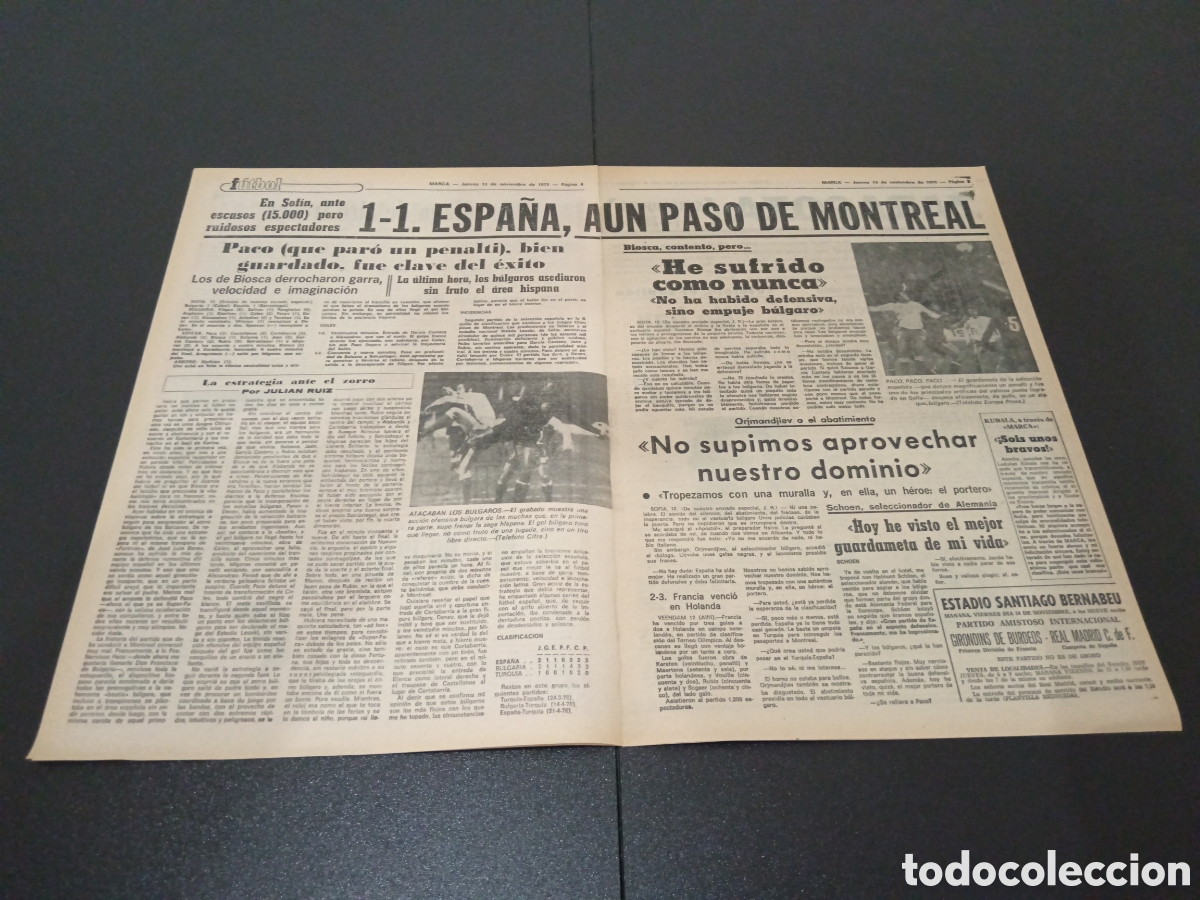 Coleccionismo deportivo: MARCA 13/11/1975 - Foto 3