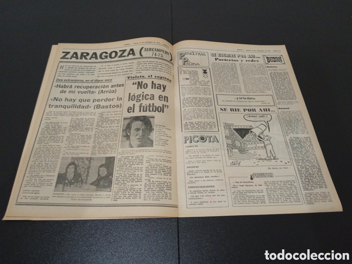 Coleccionismo deportivo: MARCA 13/11/1975 - Foto 4