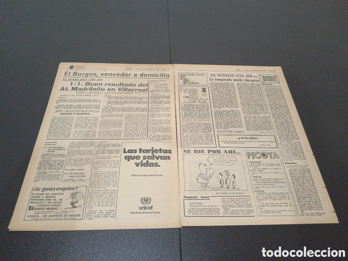 Coleccionismo deportivo: MARCA 04/12/1975 - Foto 4