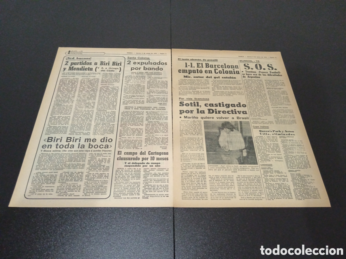 Coleccionismo deportivo: MARCA 08/01/1976 - Foto 2