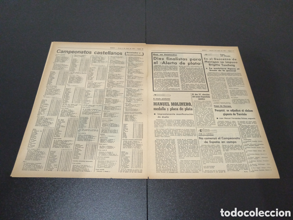 Coleccionismo deportivo: MARCA 08/01/1976 - Foto 3