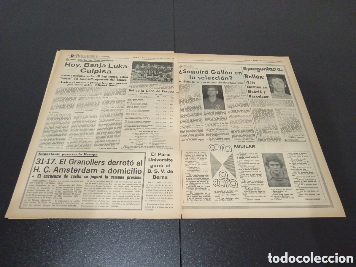 Coleccionismo deportivo: MARCA 08/01/1976 - Foto 4