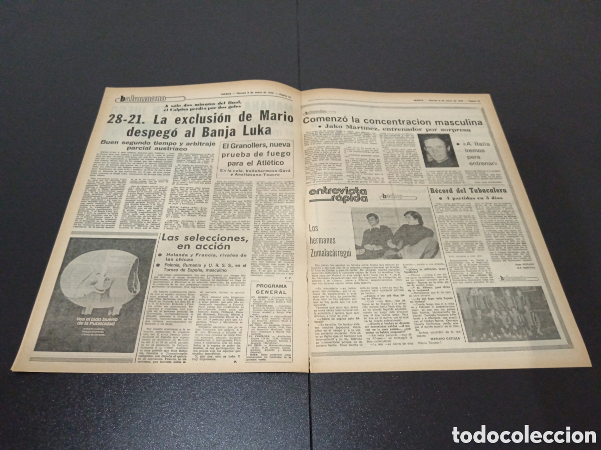 Coleccionismo deportivo: MARCA 09/01/1976 - Foto 3