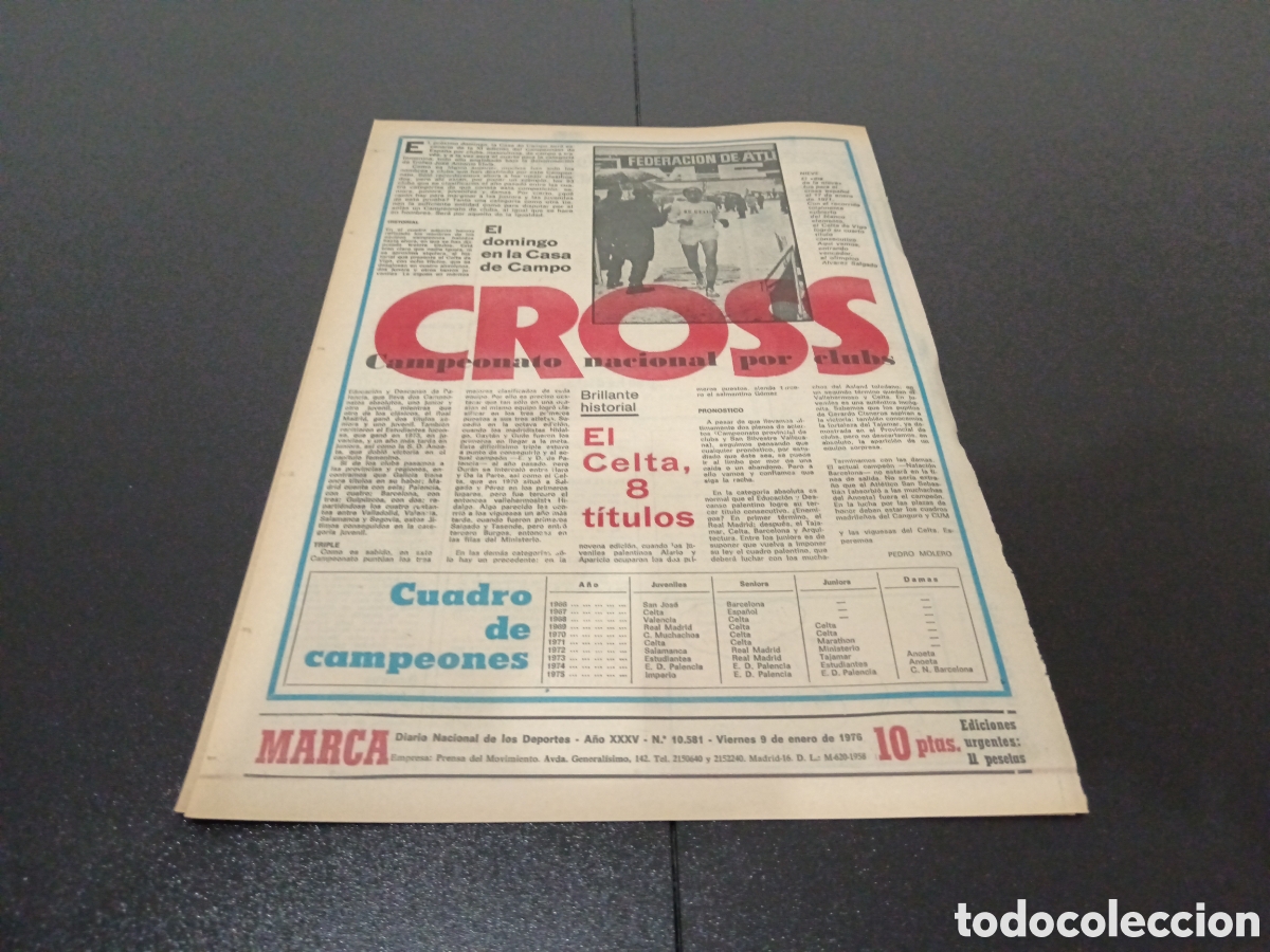 Coleccionismo deportivo: MARCA 09/01/1976 - Foto 6