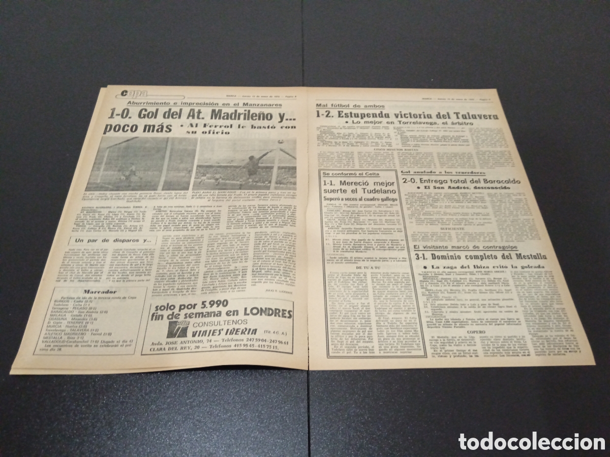 Coleccionismo deportivo: MARCA 15/01/1976 - Foto 3