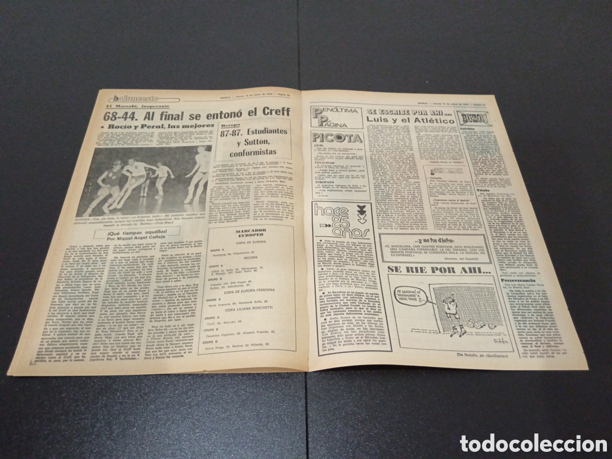 Coleccionismo deportivo: MARCA 15/01/1976 - Foto 6