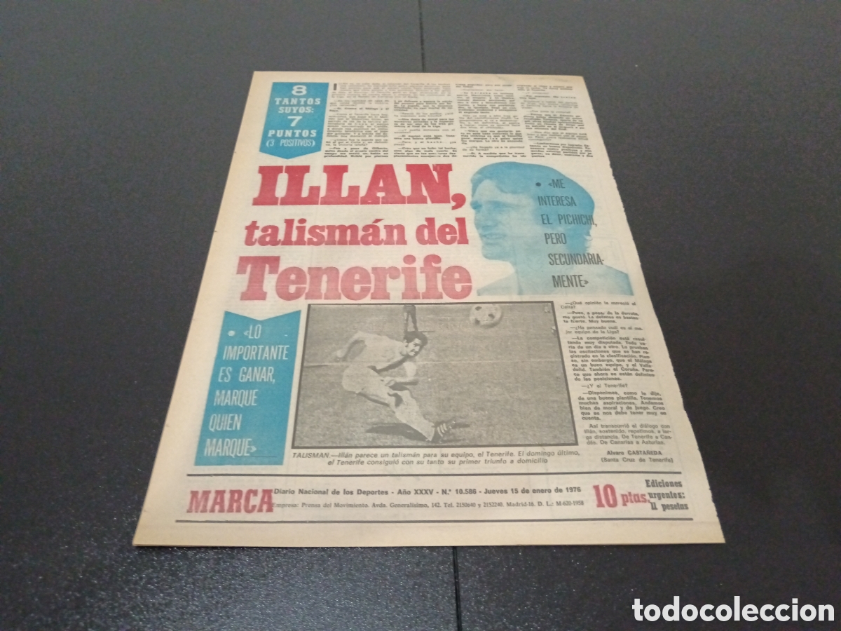 Coleccionismo deportivo: MARCA 15/01/1976 - Foto 7