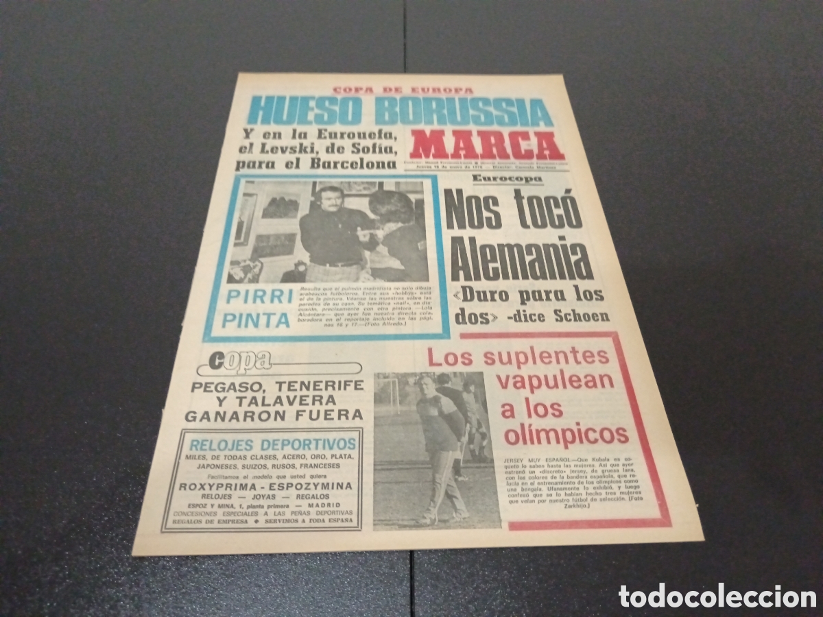 Coleccionismo deportivo: MARCA 15/01/1976 - Foto 1