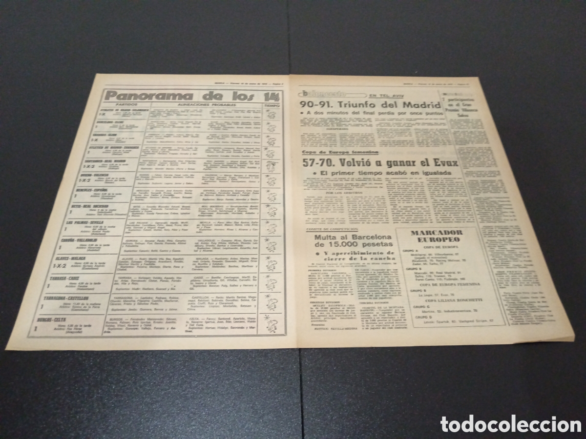 Coleccionismo deportivo: MARCA 16/01/1976 - Foto 2