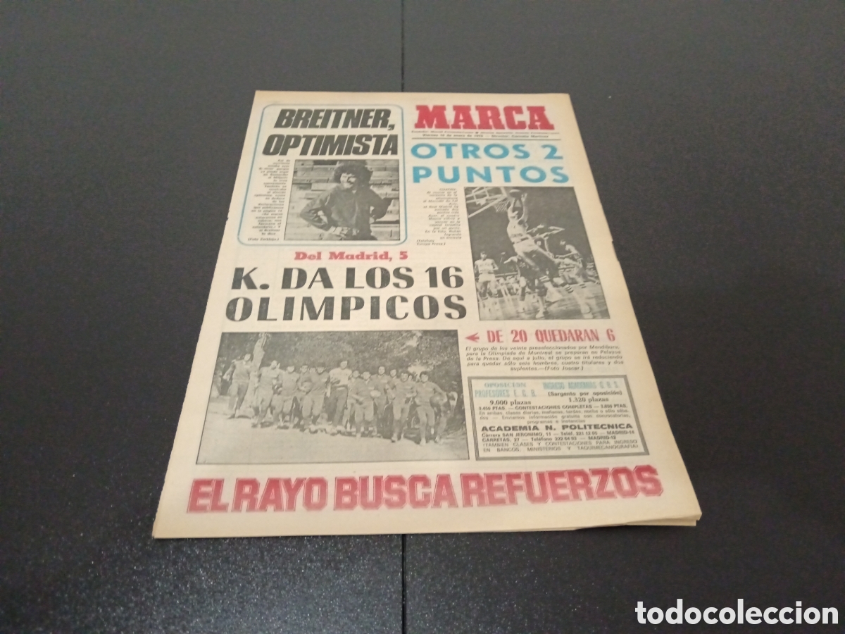 Coleccionismo deportivo: MARCA 16/01/1976 - Foto 1
