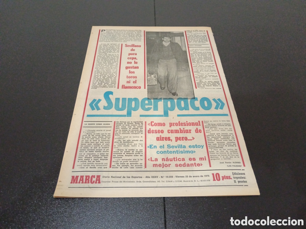 Coleccionismo deportivo: MARCA 23/01/1976 - Foto 4