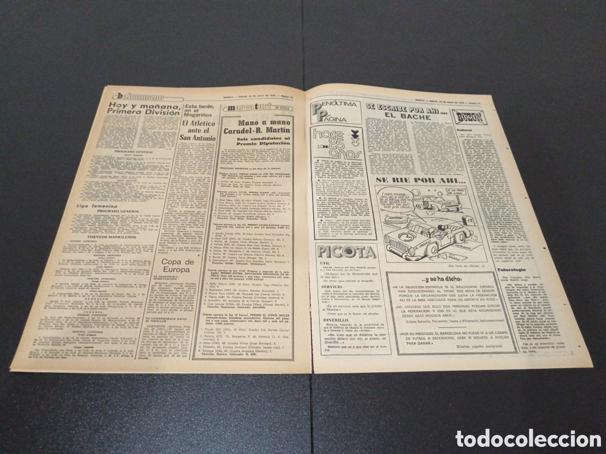 Coleccionismo deportivo: MARCA 24/01/1976 - Foto 3