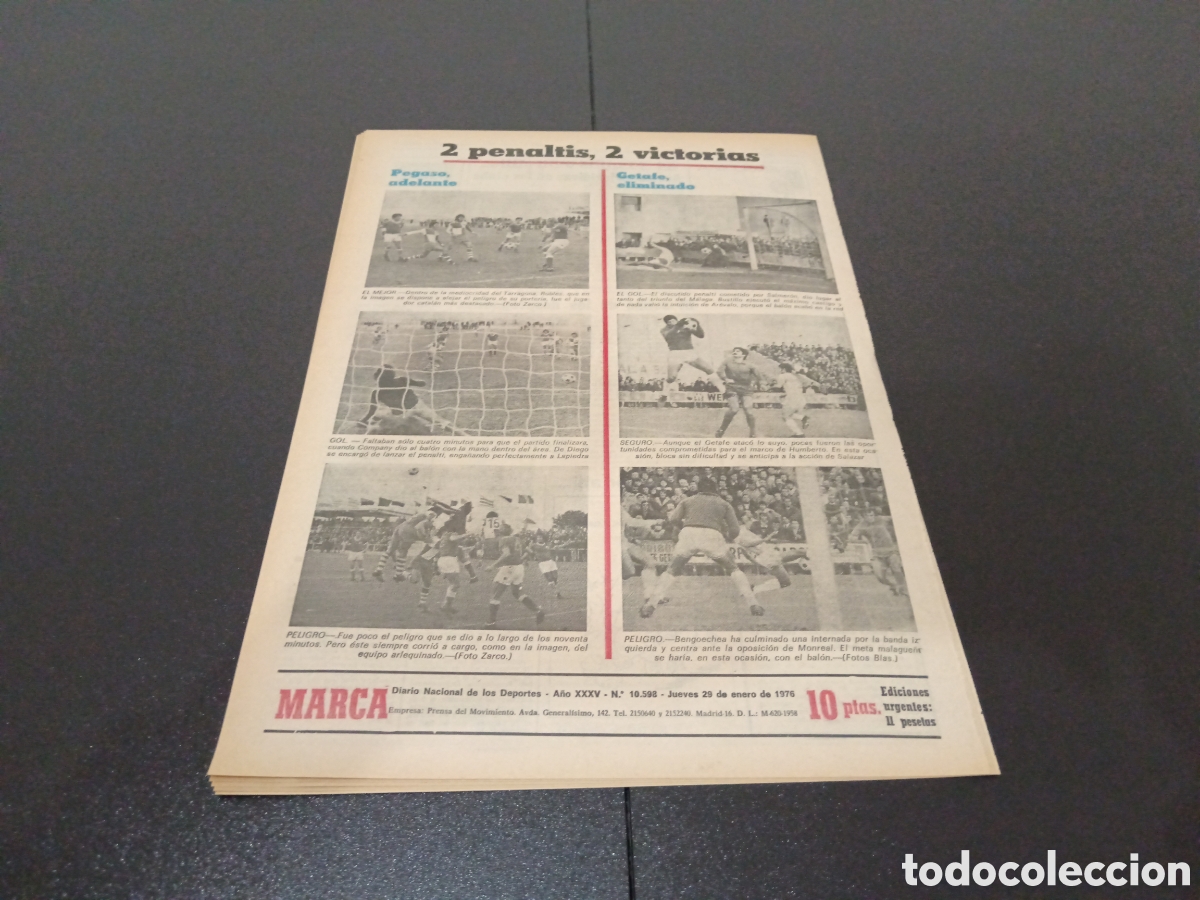 Coleccionismo deportivo: MARCA 29/01/1976 - Foto 6