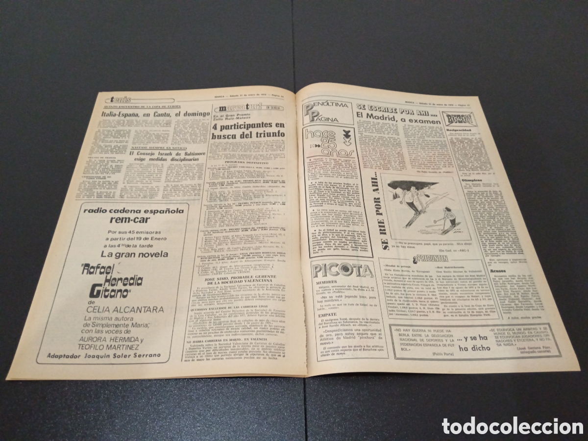 Coleccionismo deportivo: MARCA 31/01/1976 - Foto 4