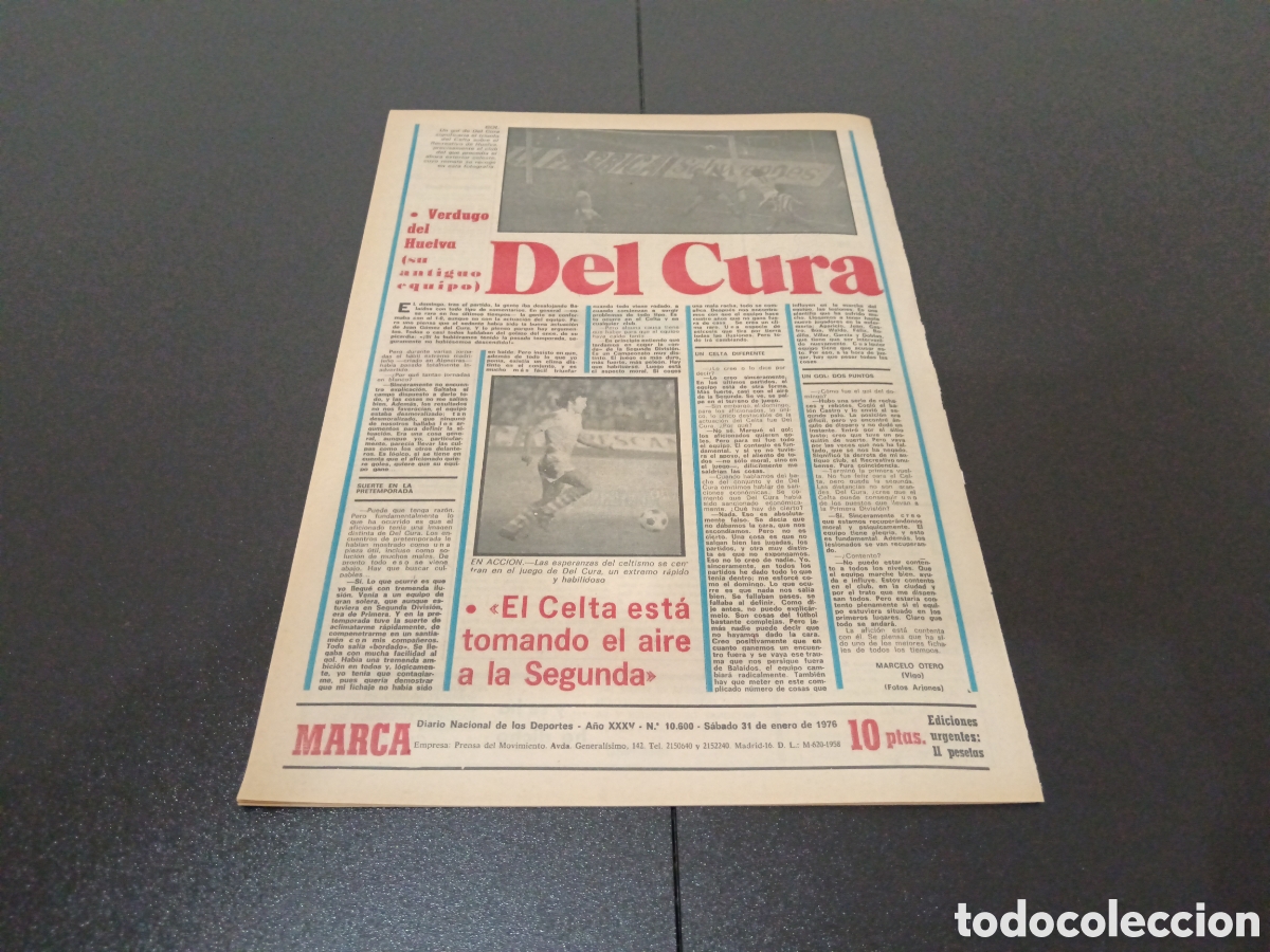 Coleccionismo deportivo: MARCA 31/01/1976 - Foto 5