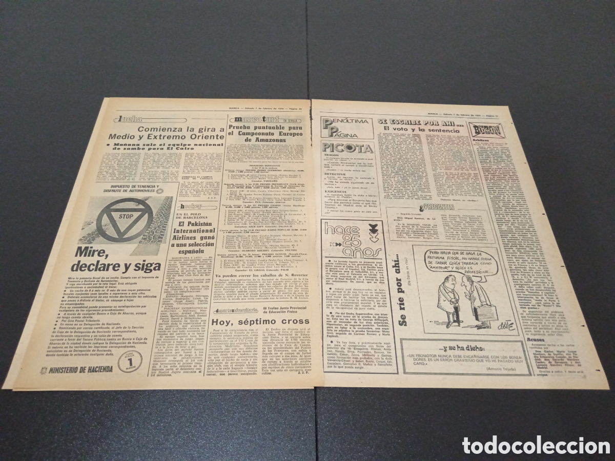 Coleccionismo deportivo: MARCA 07/02/1976 - Foto 4