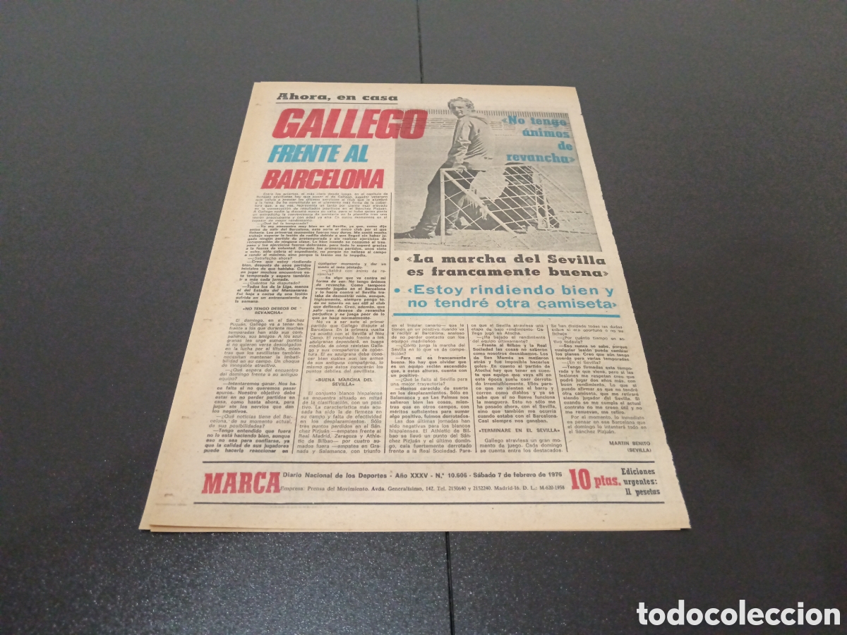 Coleccionismo deportivo: MARCA 07/02/1976 - Foto 5