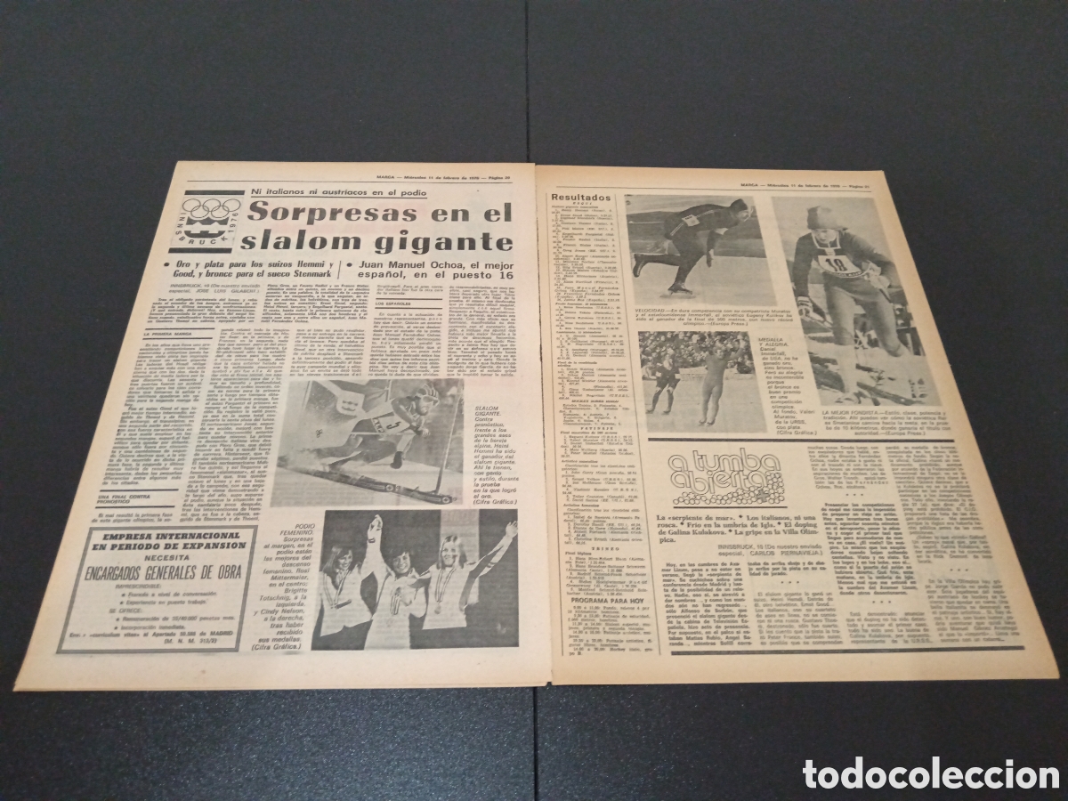 Coleccionismo deportivo: MARCA 11/02/1976 - Foto 4