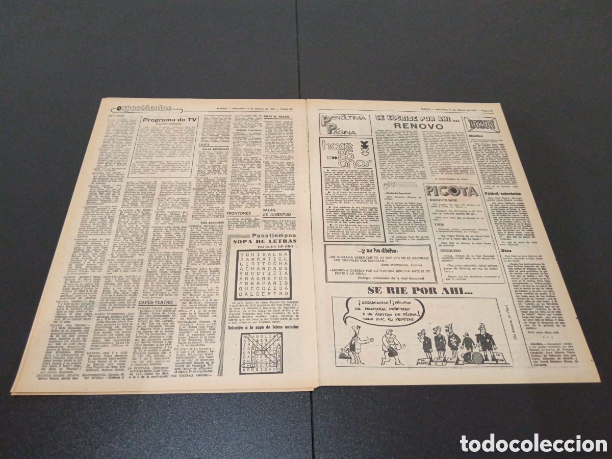 Coleccionismo deportivo: MARCA 11/02/1976 - Foto 6
