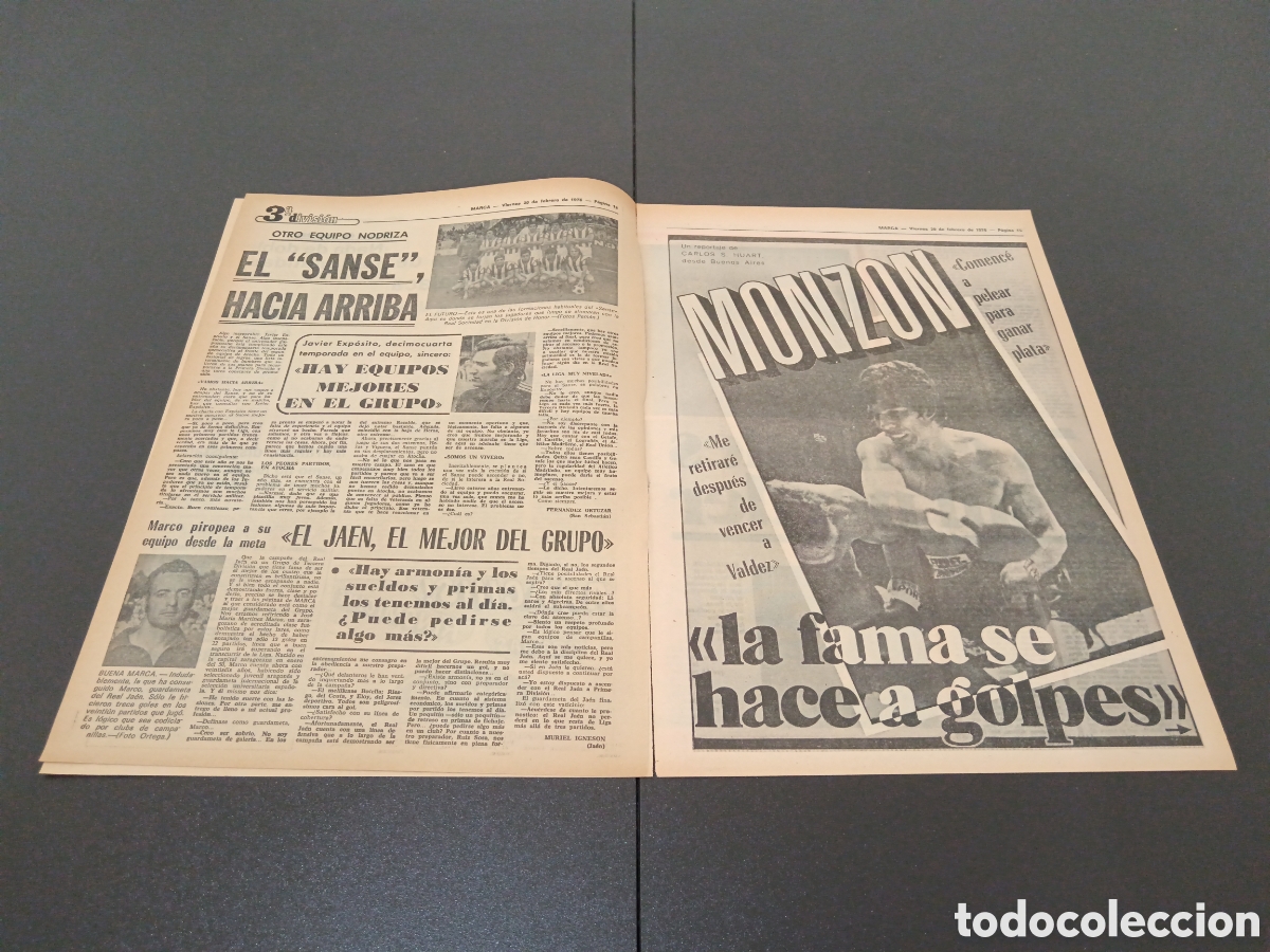 Coleccionismo deportivo: MARCA 20/02/1976 - Foto 3