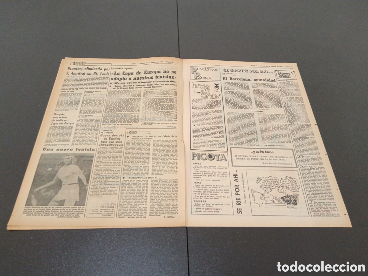Coleccionismo deportivo: MARCA 20/02/1976 - Foto 7