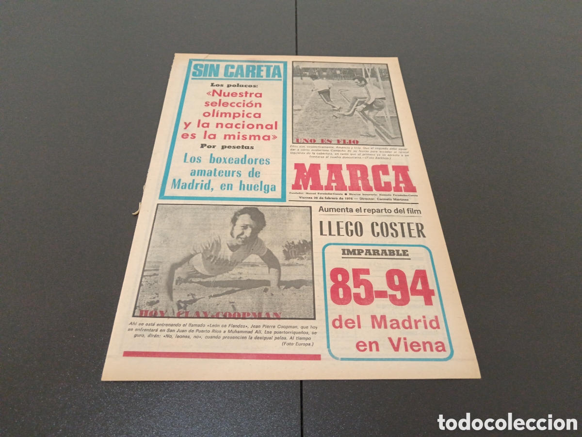 Coleccionismo deportivo: MARCA 20/02/1976 - Foto 1