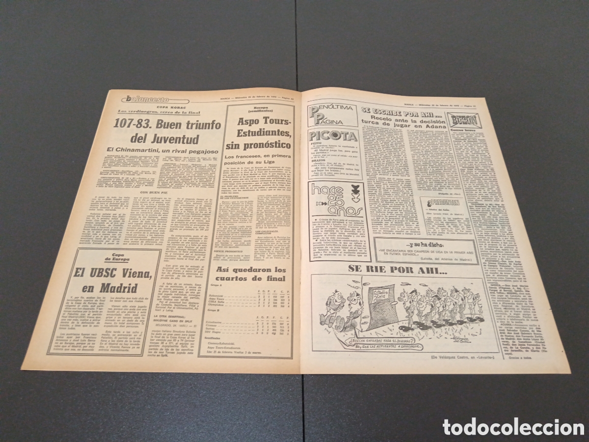 Coleccionismo deportivo: MARCA 25/02/1976 - Foto 3