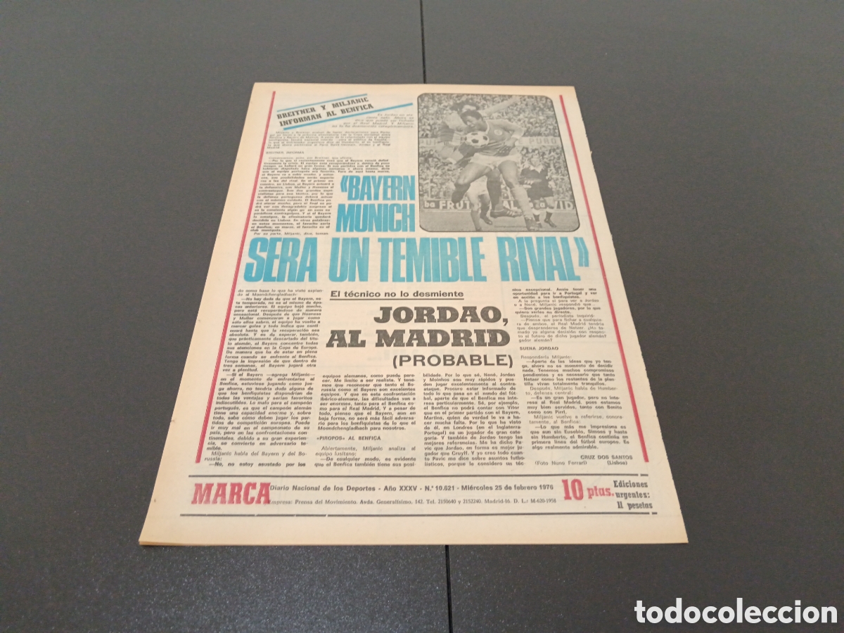 Coleccionismo deportivo: MARCA 25/02/1976 - Foto 4