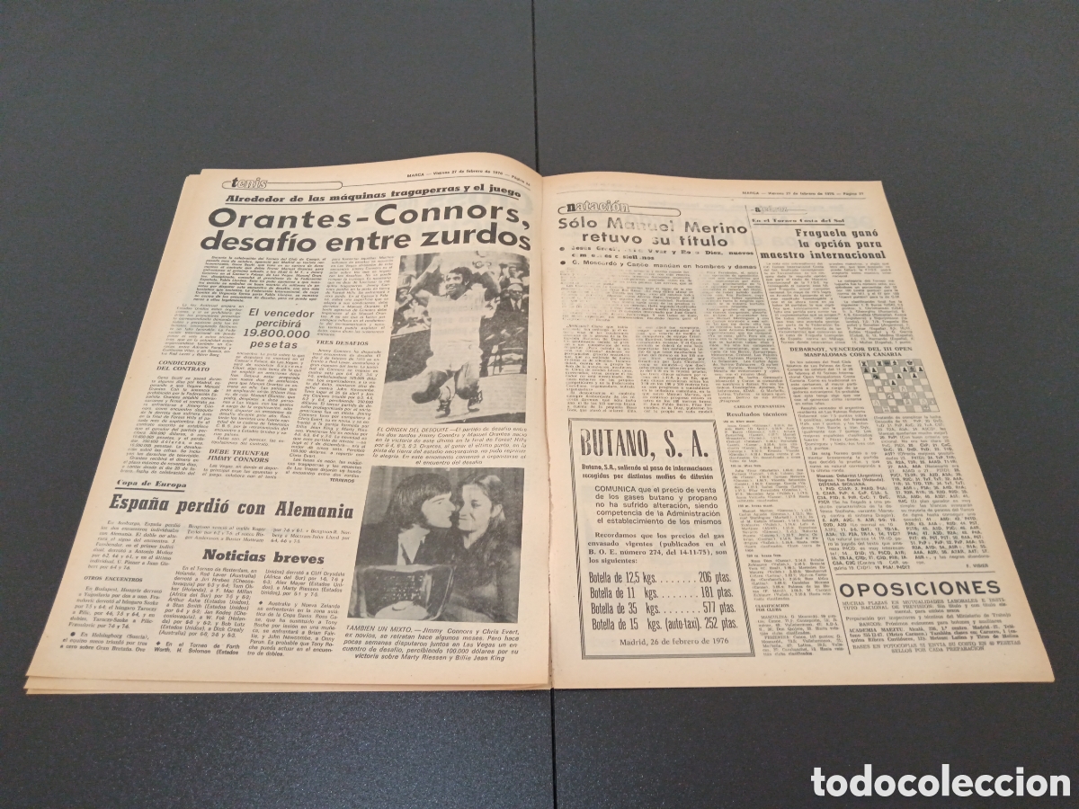 Coleccionismo deportivo: MARCA 27/02/1976 - Foto 4