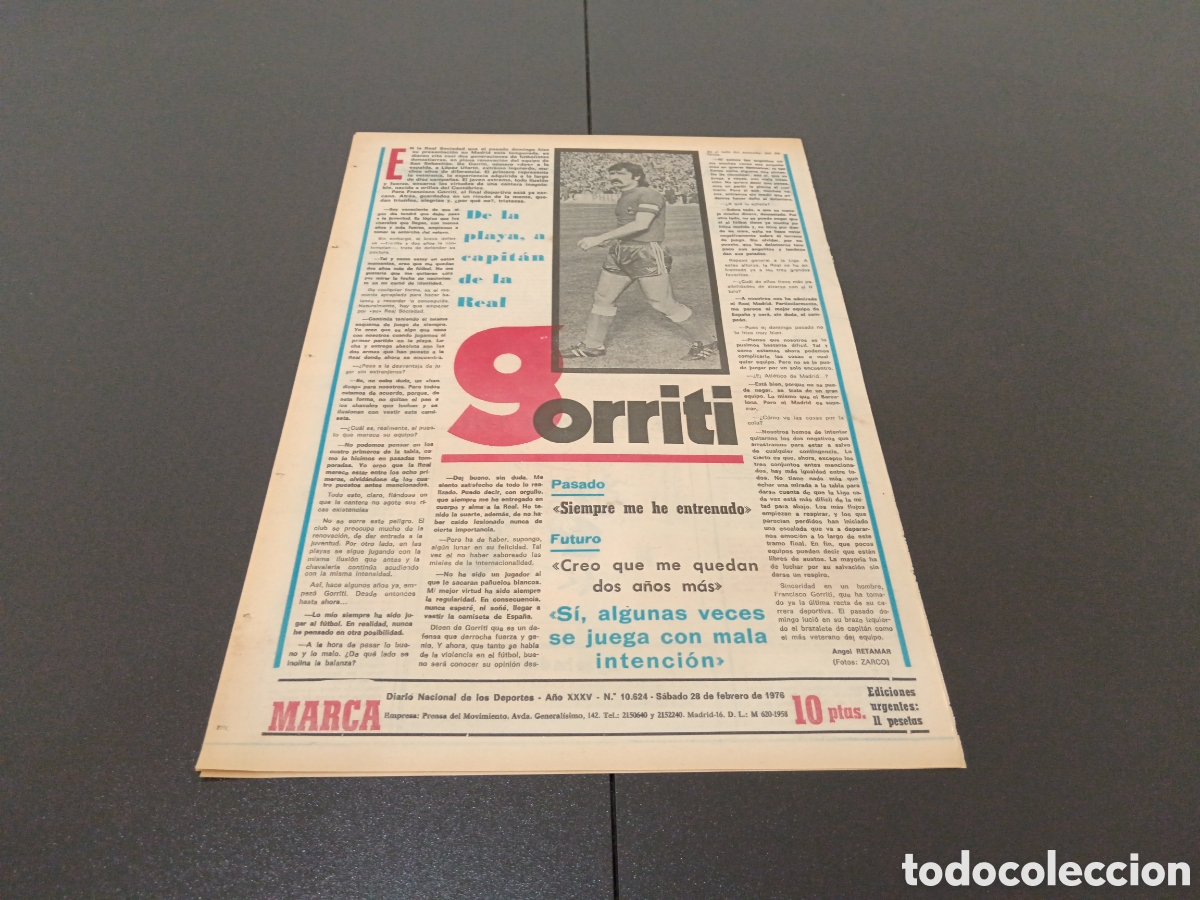 Coleccionismo deportivo: MARCA 28/02/1976 - Foto 4