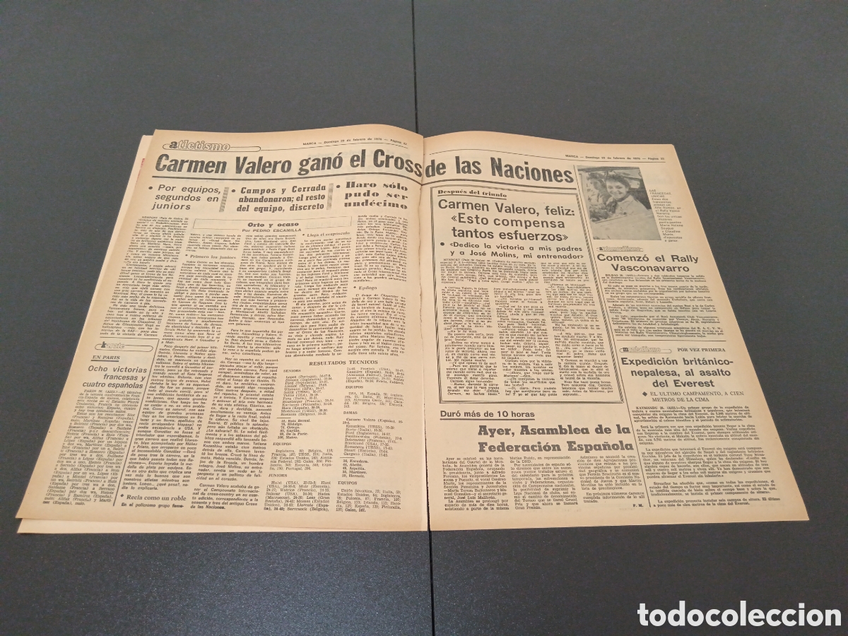 Coleccionismo deportivo: MARCA 29/02/1976 - Foto 4