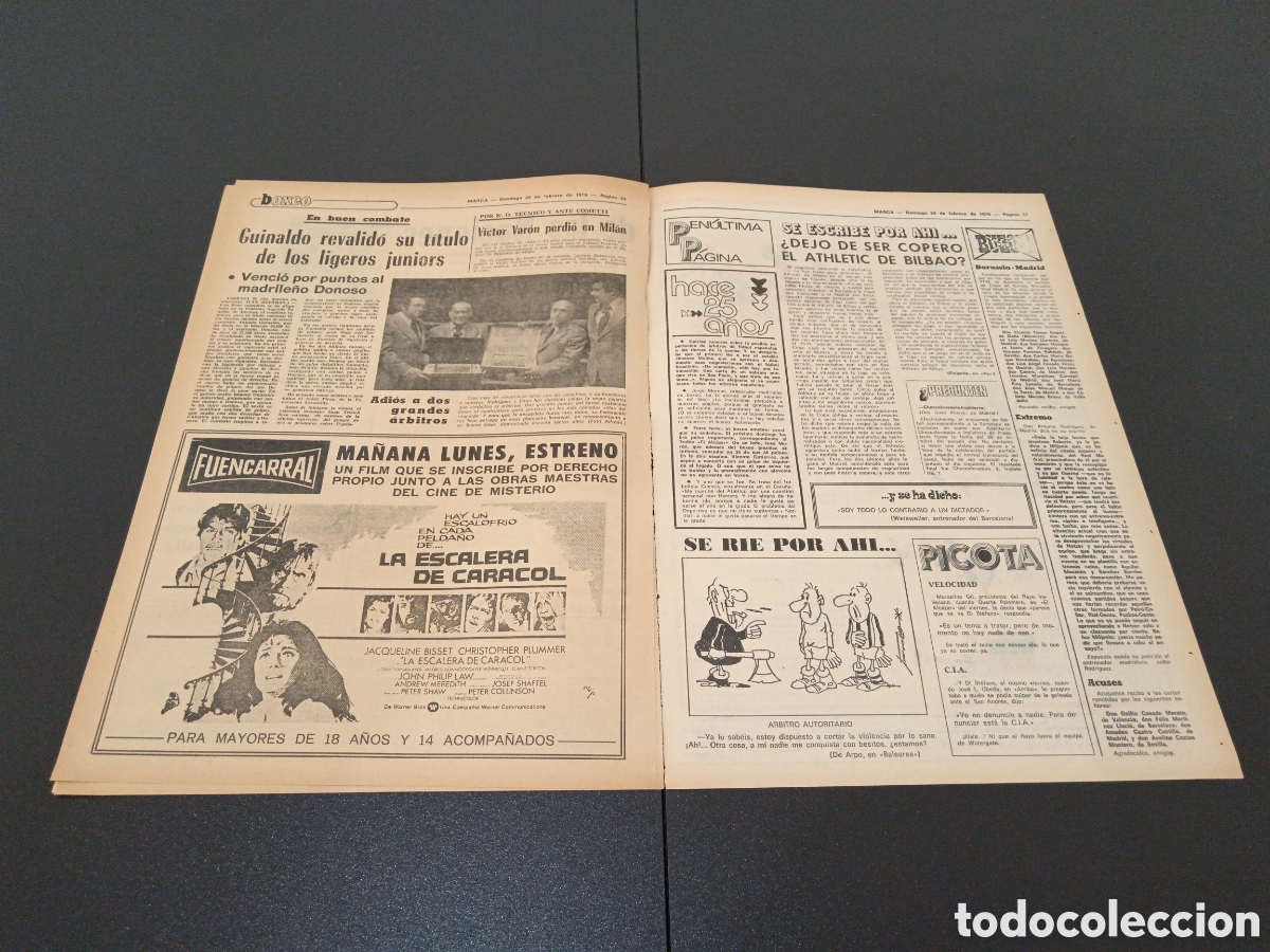 Coleccionismo deportivo: MARCA 29/02/1976 - Foto 5