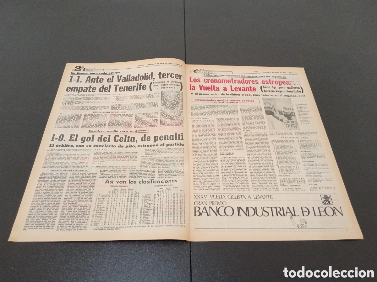 Coleccionismo deportivo: MARCA 07/03/1976 - Foto 2