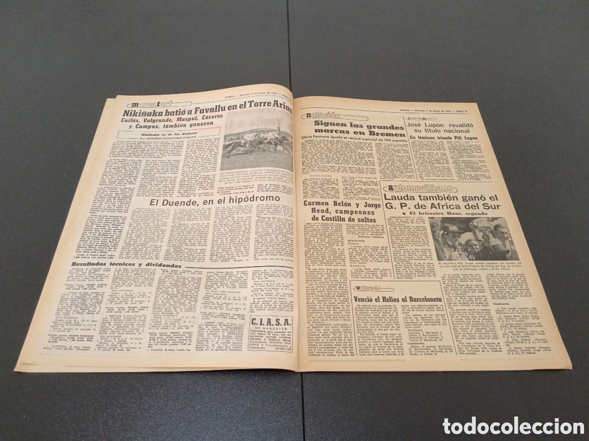 Coleccionismo deportivo: MARCA 07/03/1976 - Foto 3