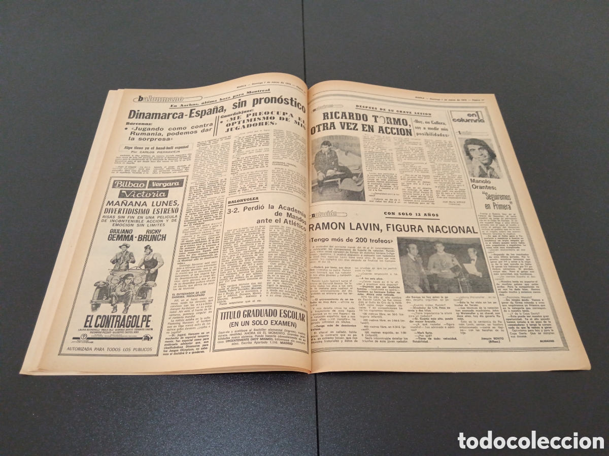 Coleccionismo deportivo: MARCA 07/03/1976 - Foto 4