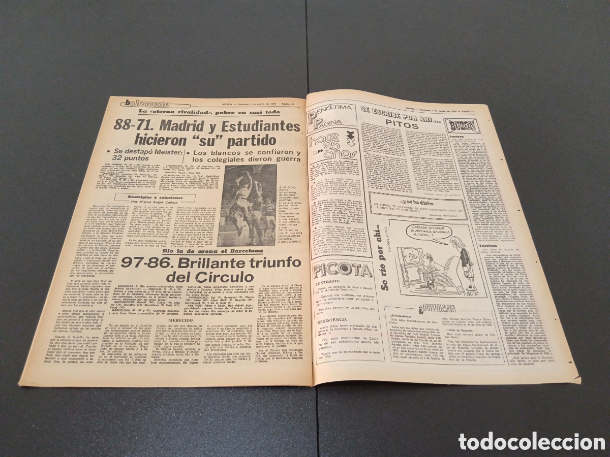 Coleccionismo deportivo: MARCA 07/03/1976 - Foto 5