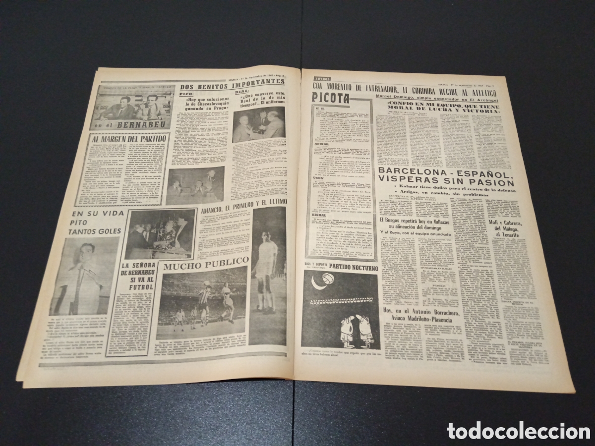 Coleccionismo deportivo: MARCA 17/09/1967 - Foto 3
