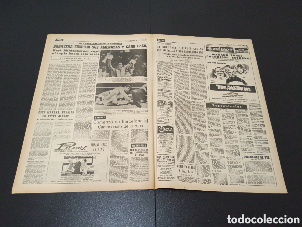 Coleccionismo deportivo: MARCA 17/09/1967 - Foto 6