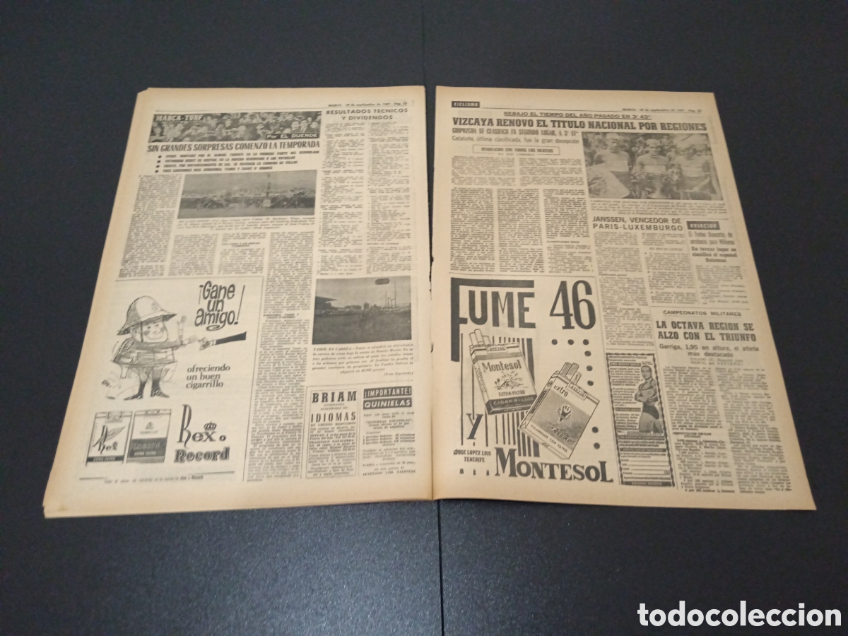 Coleccionismo deportivo: MARCA 18/09/1967 - Foto 7