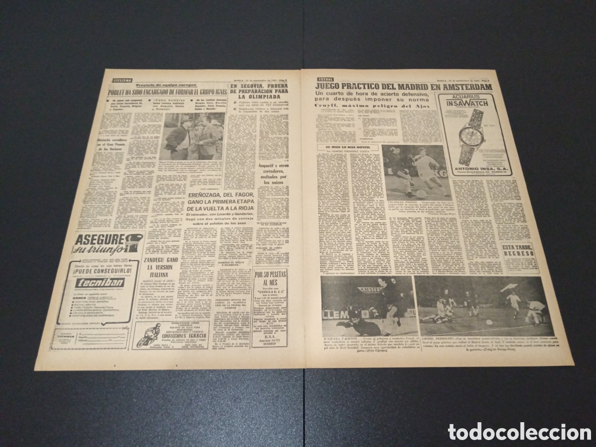 Coleccionismo deportivo: MARCA 21/09/1967 - Foto 2