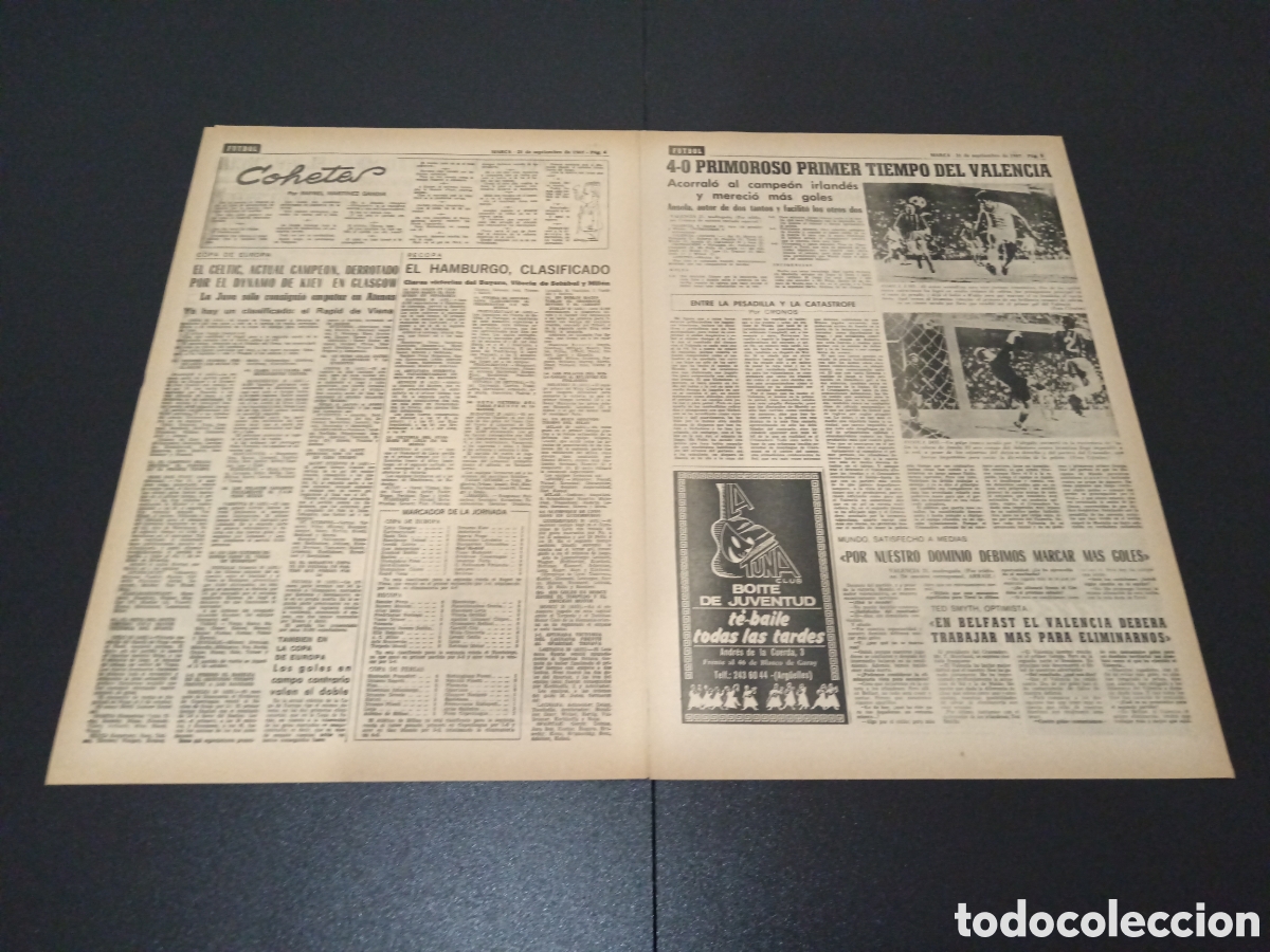 Coleccionismo deportivo: MARCA 21/09/1967 - Foto 3
