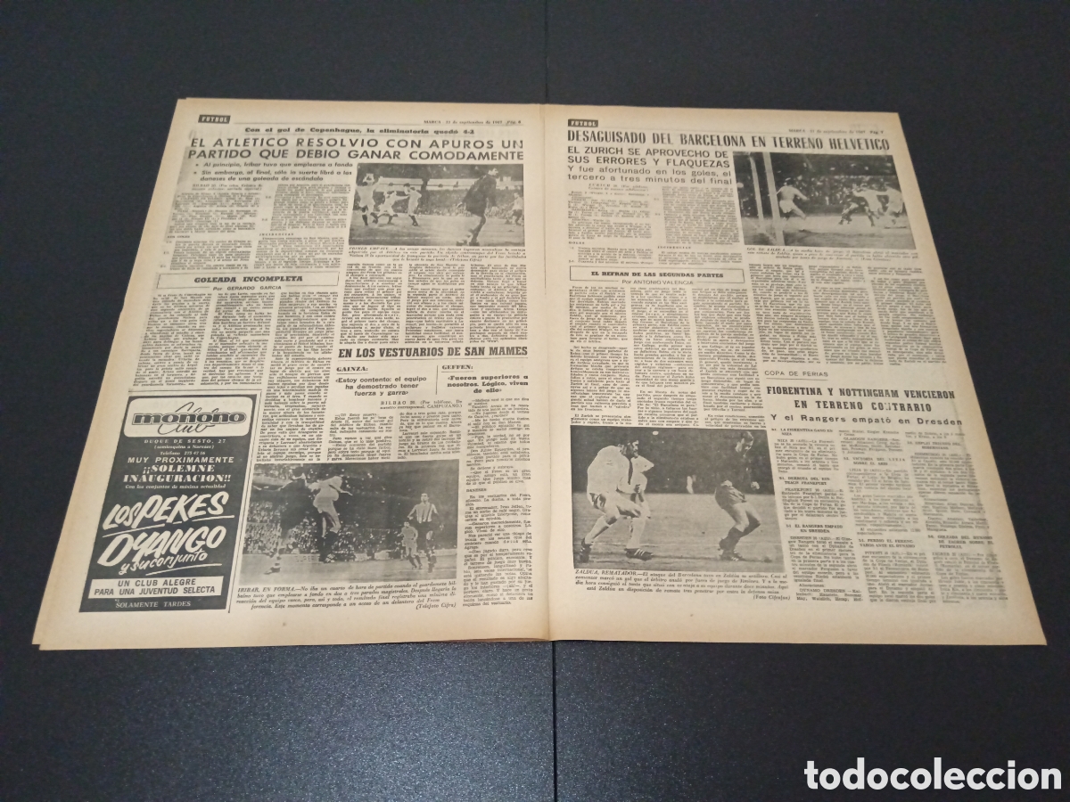 Coleccionismo deportivo: MARCA 21/09/1967 - Foto 4