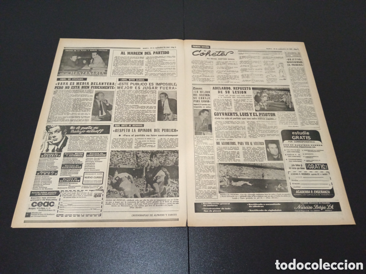 Coleccionismo deportivo: MARCA 25/09/1967 - Foto 3