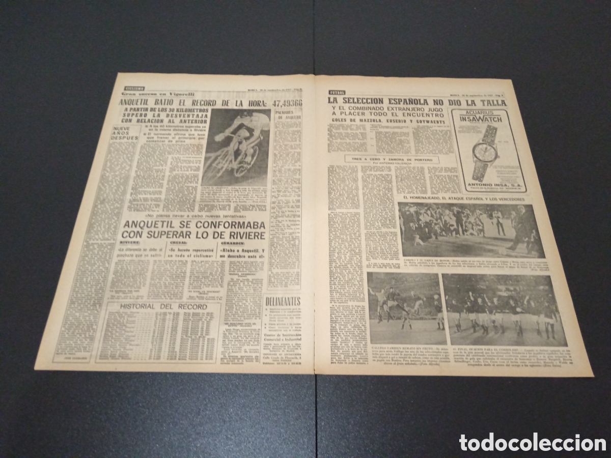 Coleccionismo deportivo: MARCA 28/09/1967 - Foto 2