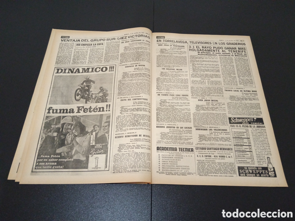 Coleccionismo deportivo: MARCA 02/10/1967 - Foto 4