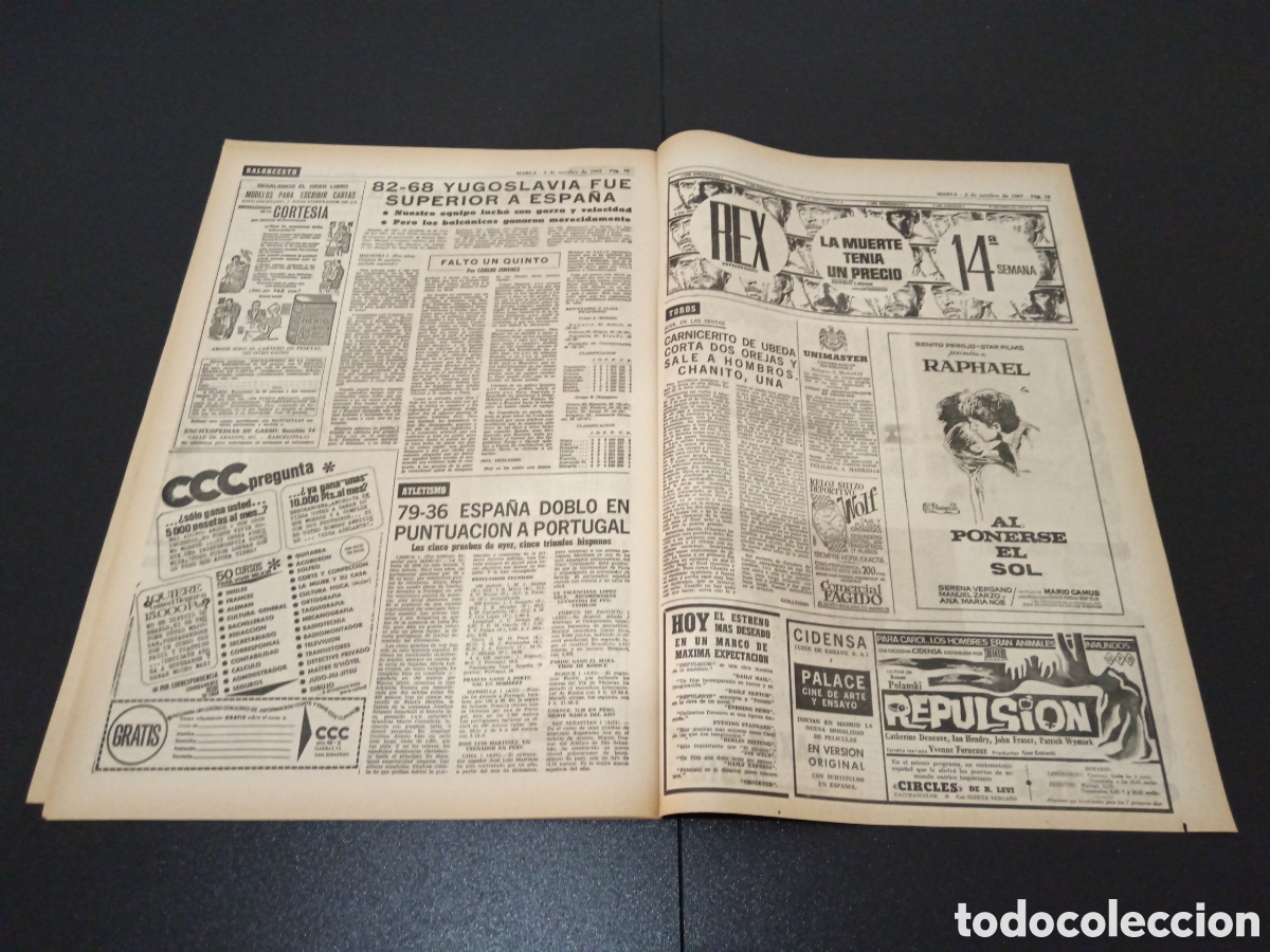 Coleccionismo deportivo: MARCA 02/10/1967 - Foto 6