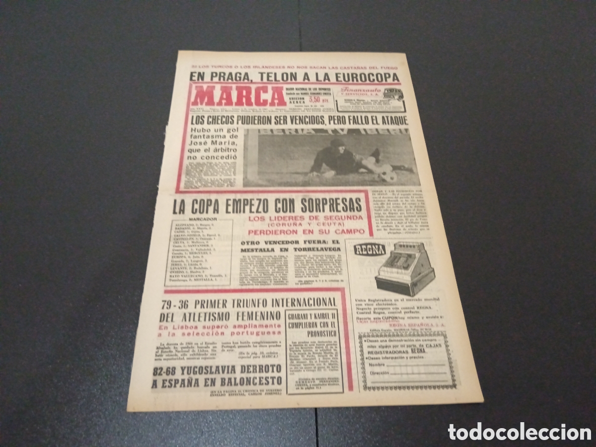 Coleccionismo deportivo: MARCA 02/10/1967 - Foto 1